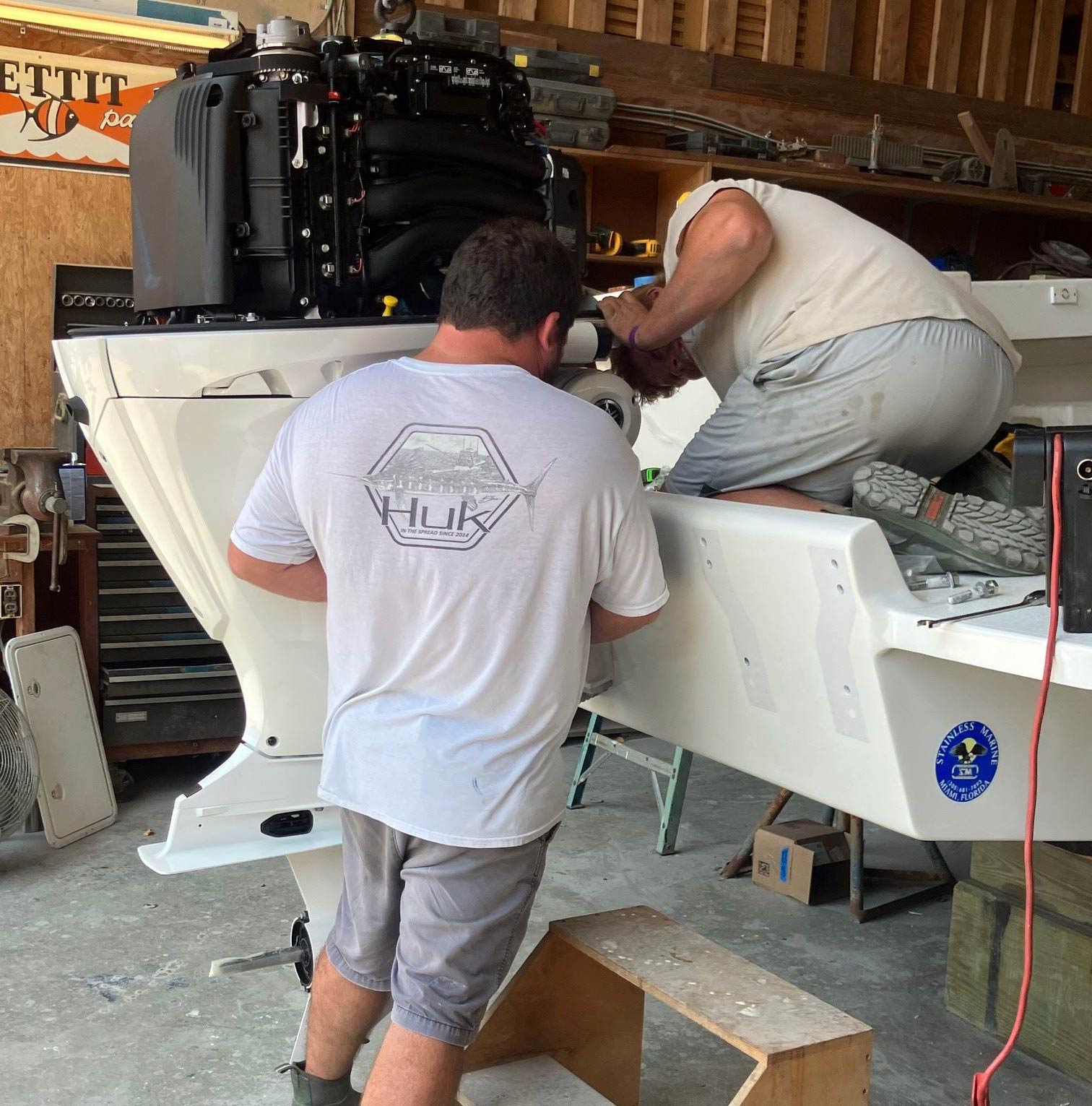 Installing new Yamaha Outboard engines